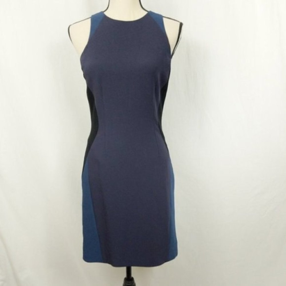 Rag & Bone Clemence Bodycon Colorblock Sleeveless Back Zip Dress 4